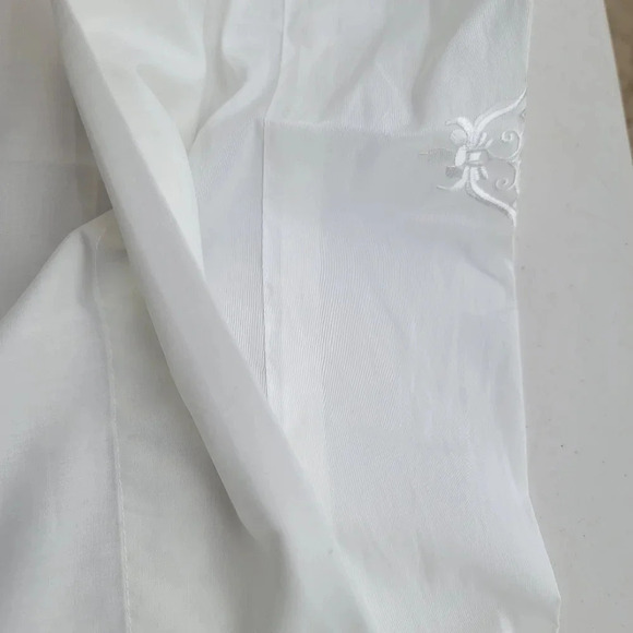 One Panel Exclusive Fabrics Embroidered Faux Silk Curtain  One Panel Exclusive Fabrics Embroidered Faux Silk Curtain Ivory 50\